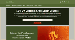 Desktop Screenshot of learnwebcode.com